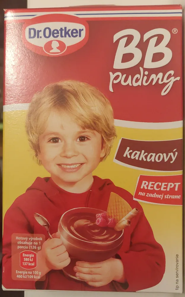 BB puding kakaový