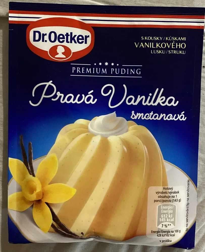 Pravá vanilka smetanová