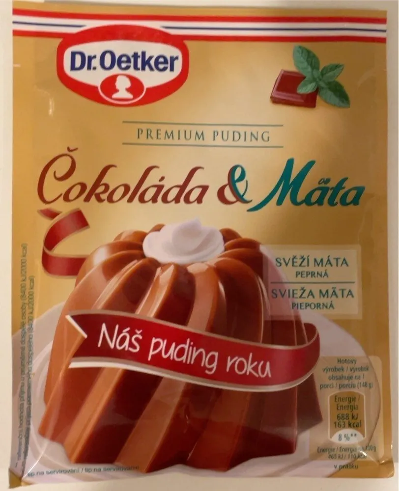 Chocolate and Menthol Pudding
