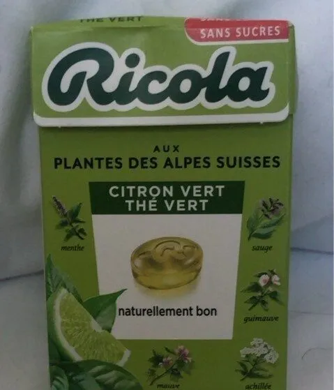 Ricola-Citron vert,Thé vert
