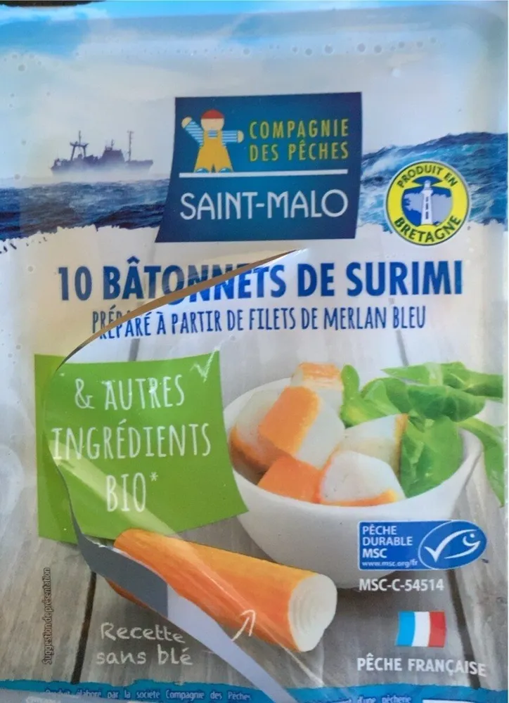 Bâtonnets de Surimi