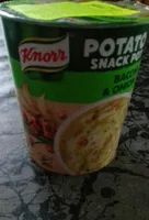 Potato snack pot bacon & onion