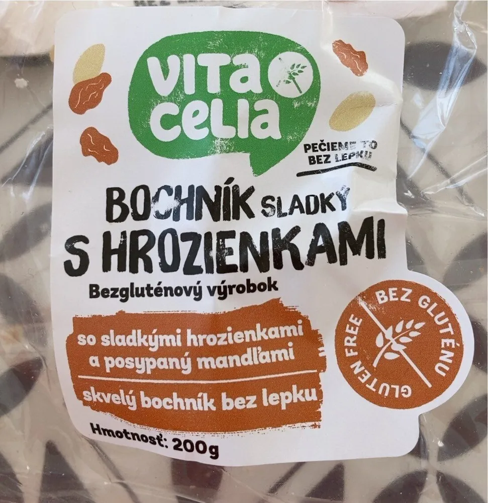 Bochník sladky s hrozienkami