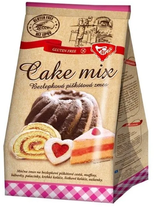 Cake mix bezlepková zmes