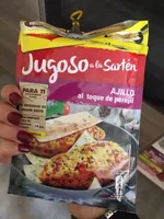 Jugoso a la sartén ajillo al toque de perejil