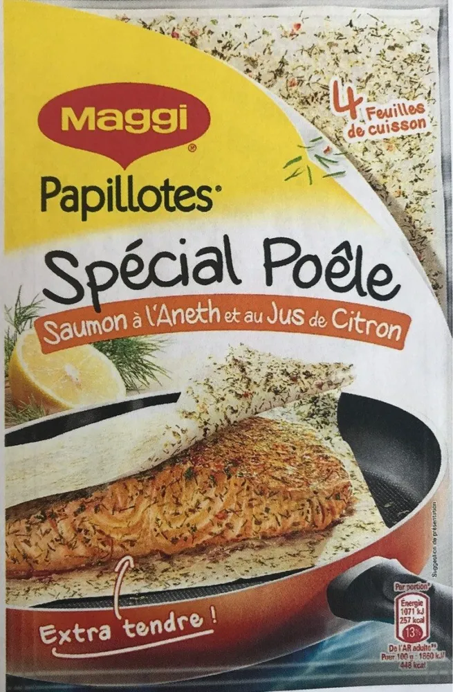 Papillotes Saumon à l'Aneth