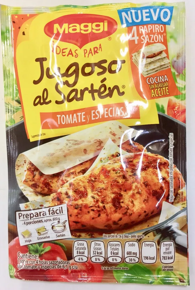 JUGOSO AL SARTEN TOMATE Y ESPECIAS