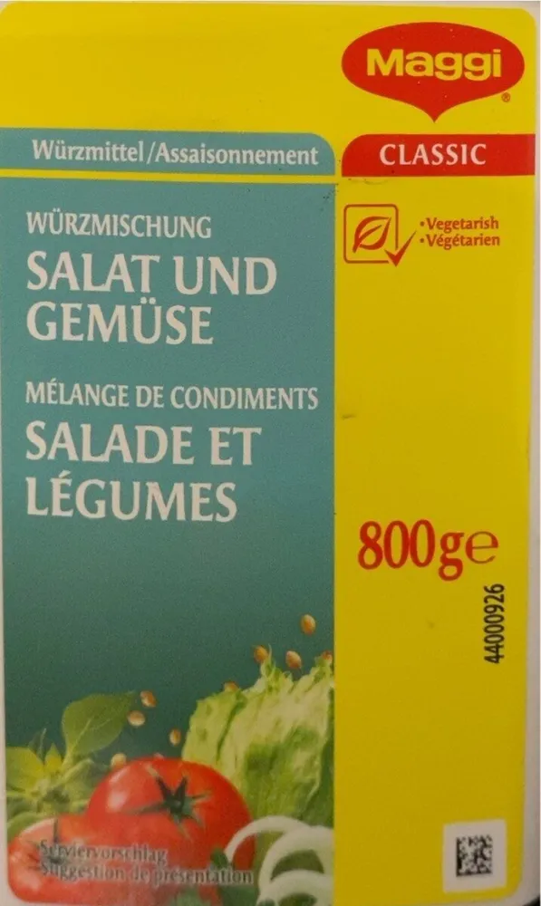 Melange de condiments