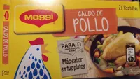 Pastillas de caldo de pollo