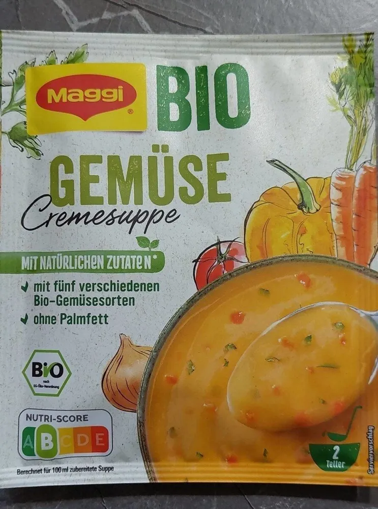 Bio Gemüse Cremesuppe