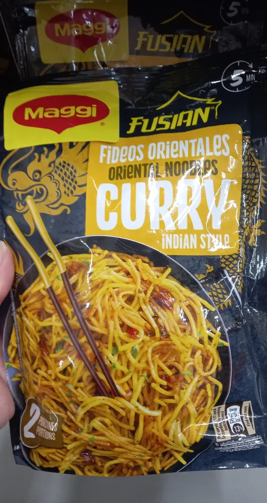 Maggi, Fusion , Curry Indian Style