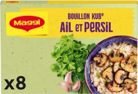 MAGGI Bouillon Kub Ail et Persil 8 cubes - 80g