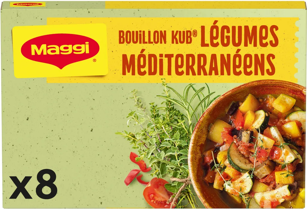 Kub légumes méditérannéens