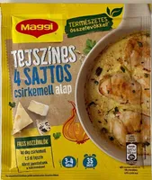 Tejszines 4 Sajtos csirkemell alap