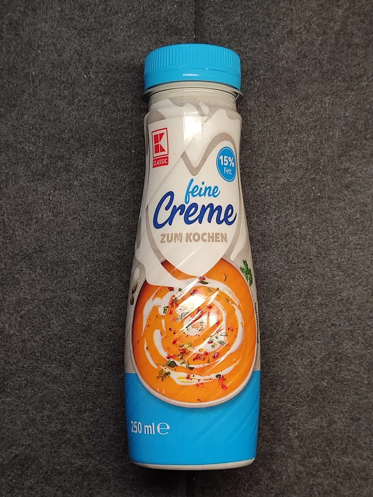 feine Creme zum Kochen 15%Fett