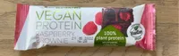 Vegan protein raspberry brownie