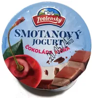 Smetanový jogurt čokoláda višeň