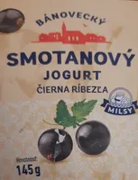 Bánovecký smotanový jogurt čierna ríbezľa