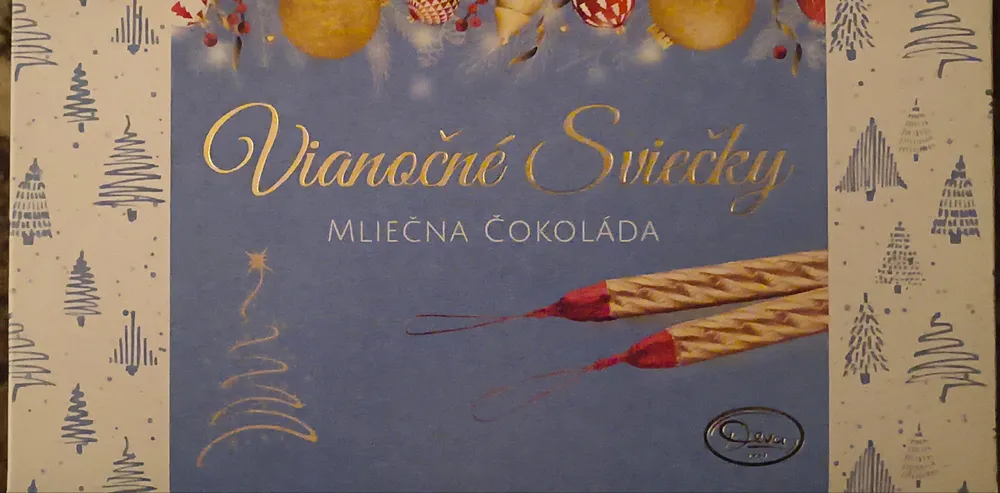 Vianočné Sviečky Mliečna čokoláda