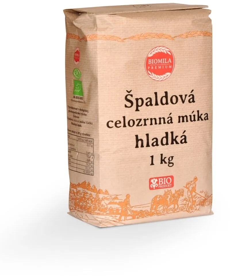 Špaldová múka hladká celozrnná BIO
