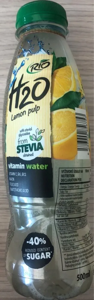 H20 lemon pulp