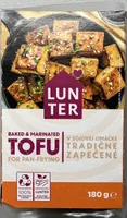 Baked and marinated tofu