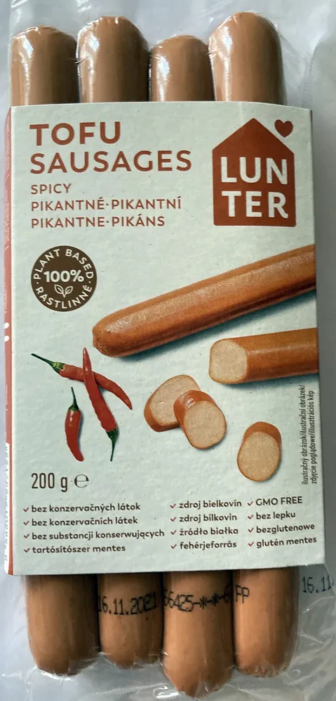 Tofu pikantní párky