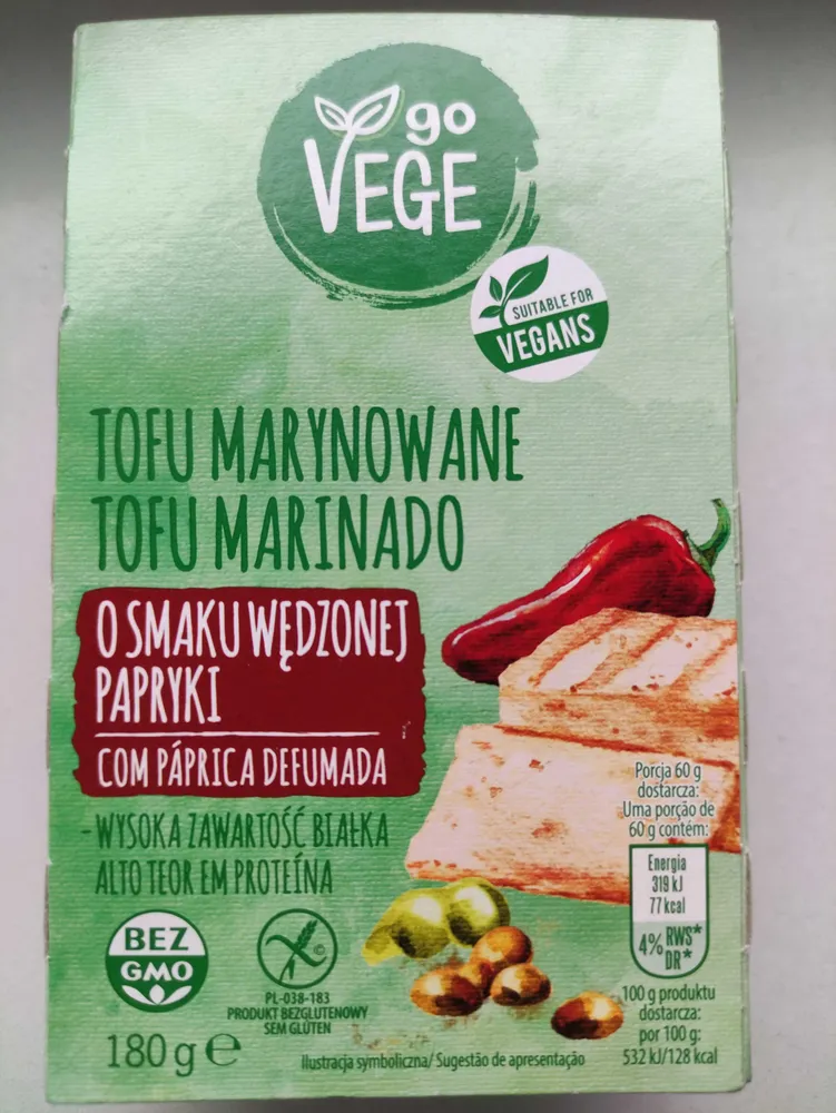 Tofu Marynowane o Smaku Wędzonej Papryki