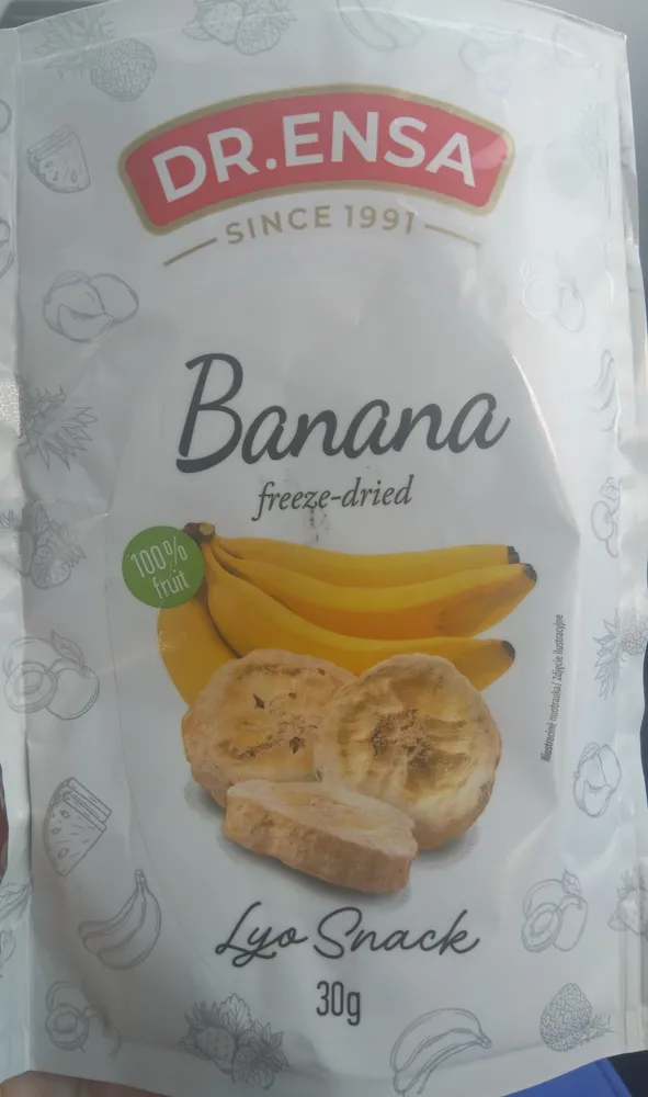 Banana freeze-dried