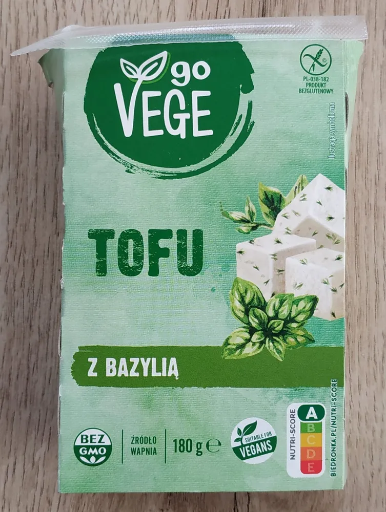 Tofu z bazylia