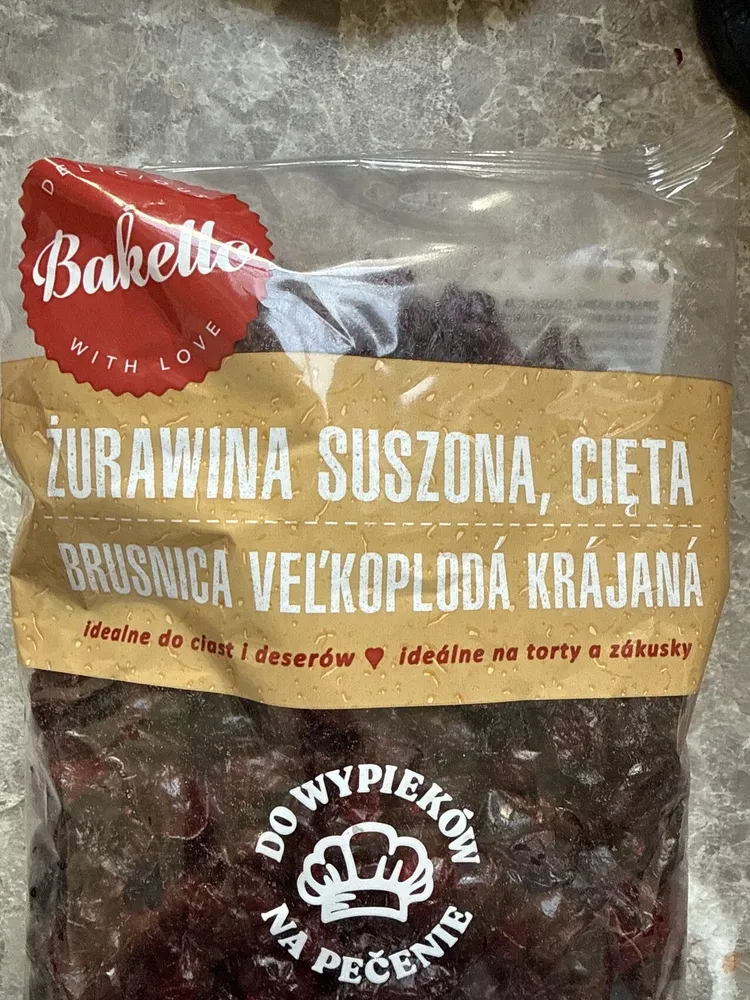 Żurawina Suszona Cięta