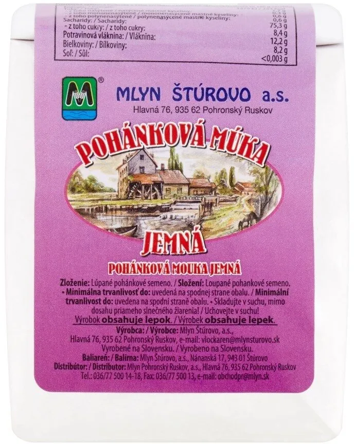Pohánková múka jemná