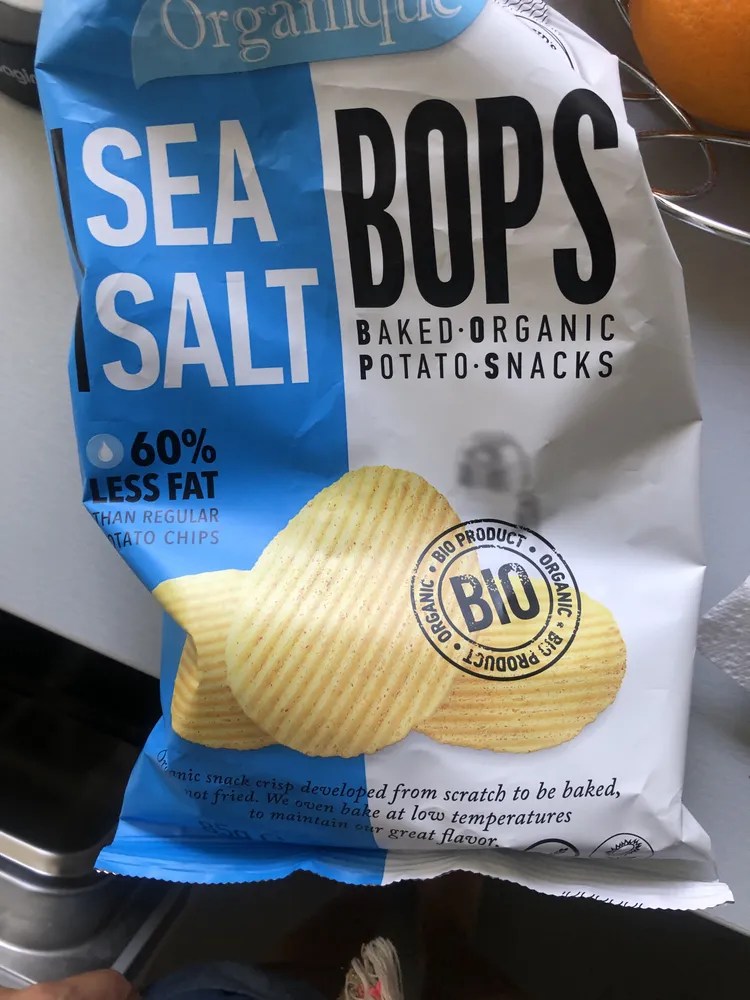 Organique Potato Snack With Sea Salt 85G
