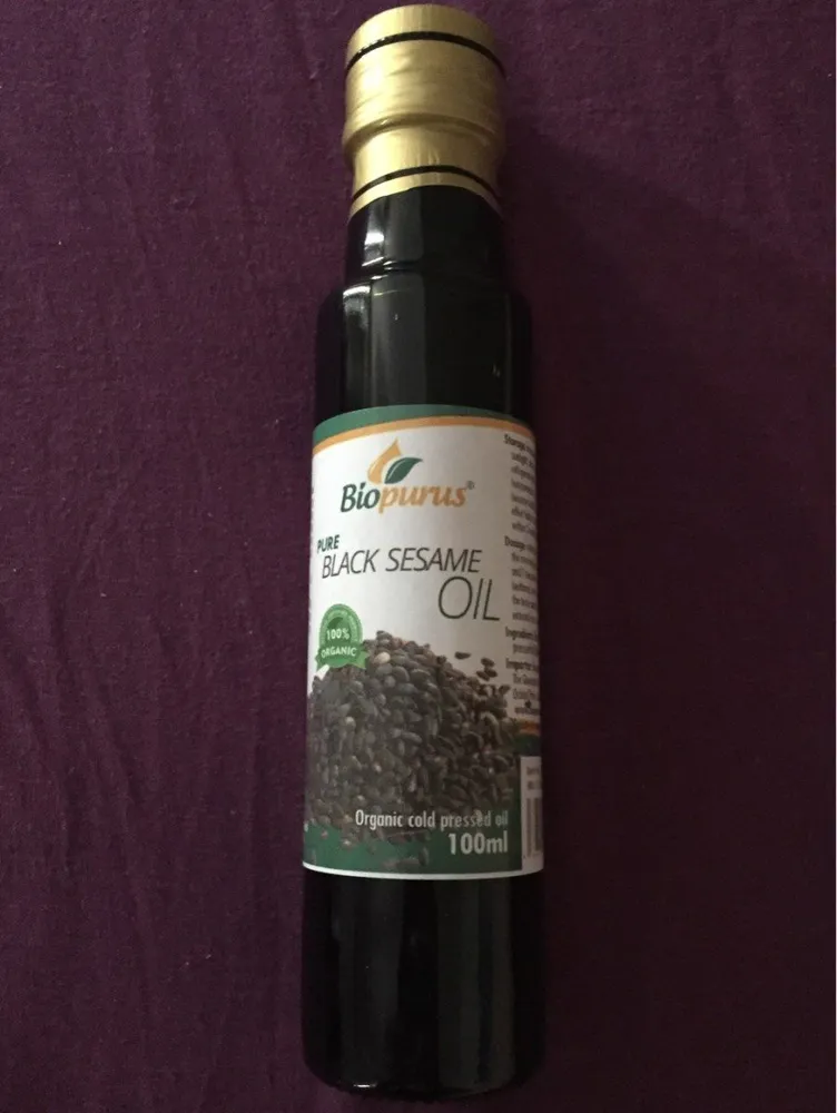 Pure black sesame oil