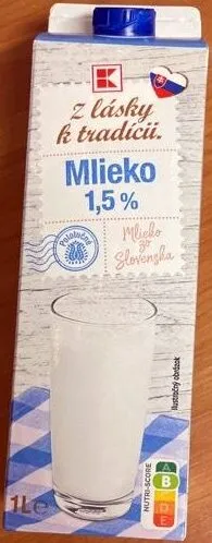 Mlieko 1.5%