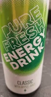 Energy drink pure fresh classic with apple juice