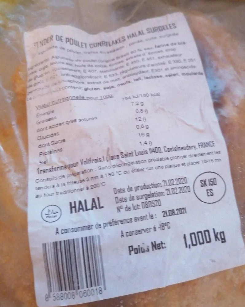 Tender poulet