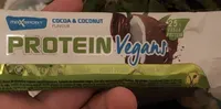 Cocoa and coconut protein vegan