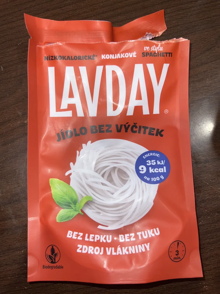 LAVDAY Low calorie konjac spaghetti