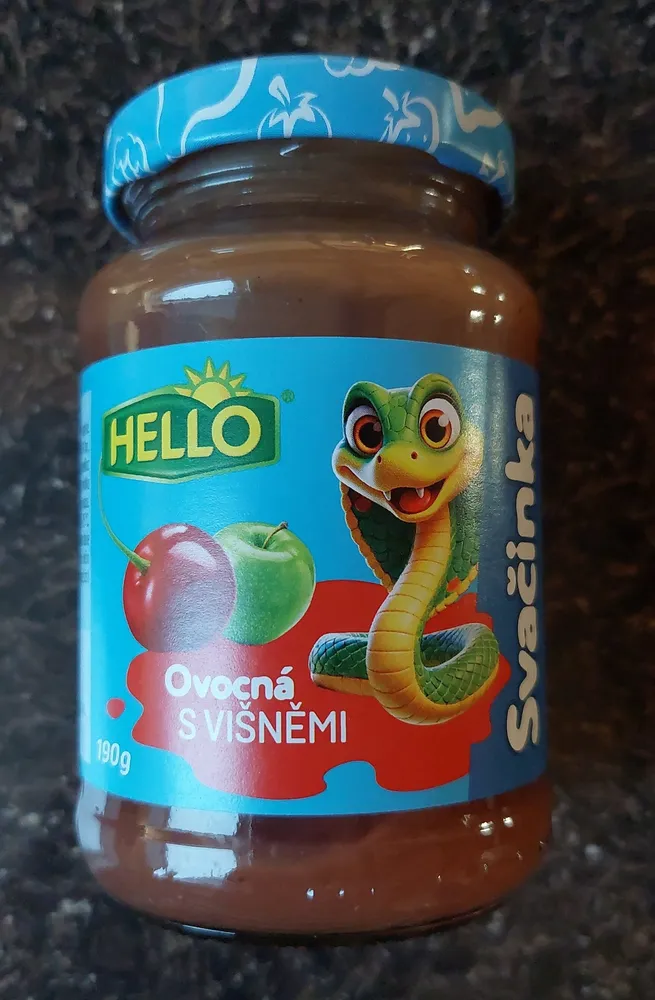 Ovocná přesnídávka s višněmi
