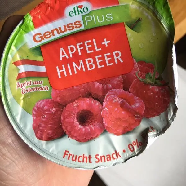 Apfel + Himbeer Frucht snack