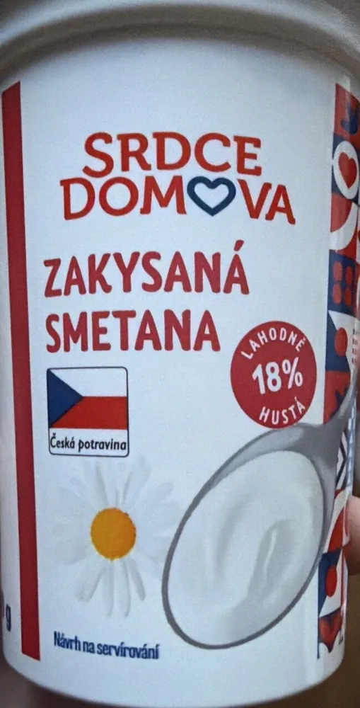 Zakysaná smetana 18%