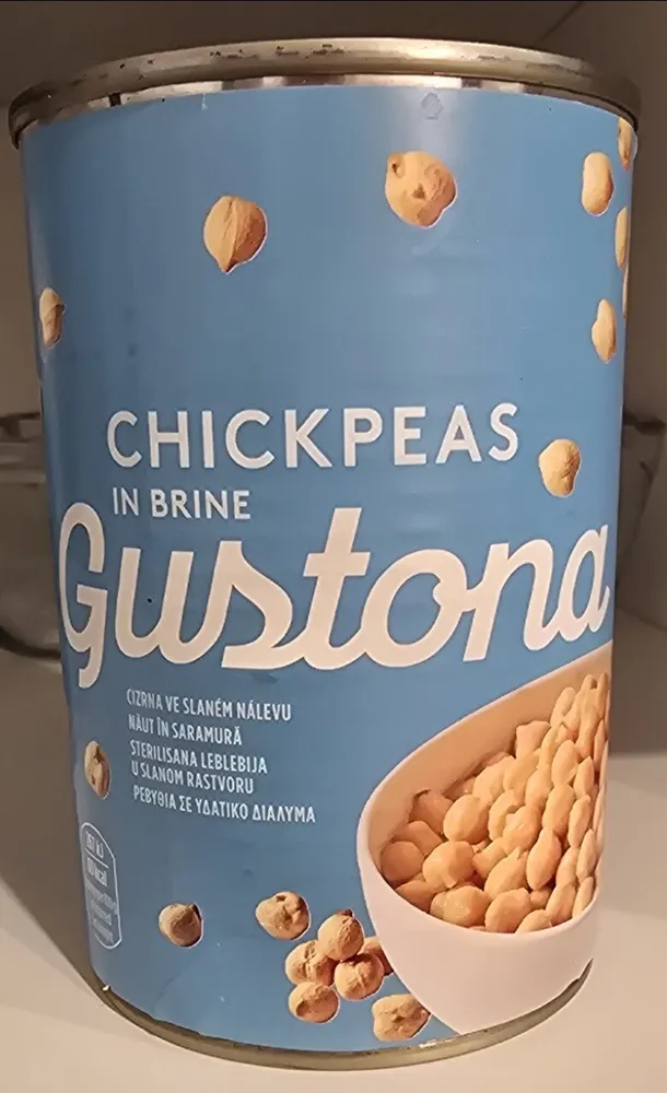 Chickpease in brine