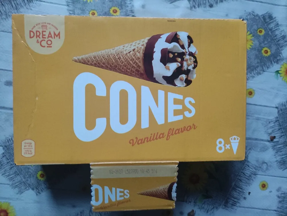 Vanilla Cones Zmrzlina