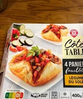 Panier feuilleté légumes du Soleil