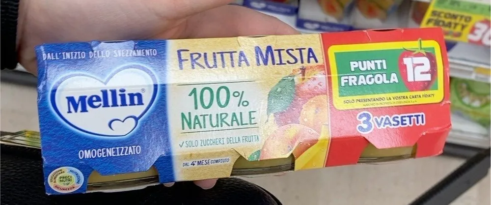 Omogeneizzati frutta mista