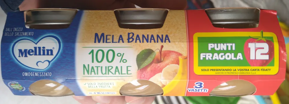 Omogeneizzato mela banana