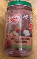 Apple and blueberry yogurt