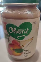 Fruithapje Appel, aardbei, peer