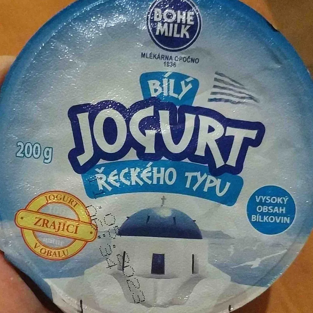 Bílý jogurt řeckého typu